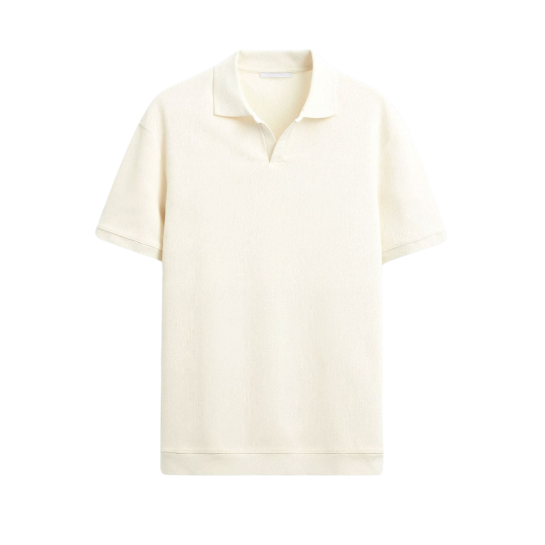NOBA Woolen Structure Polo T-Shirt
